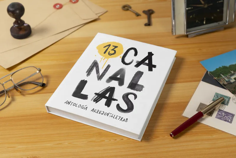Mockup de la portada de _13 canallas_